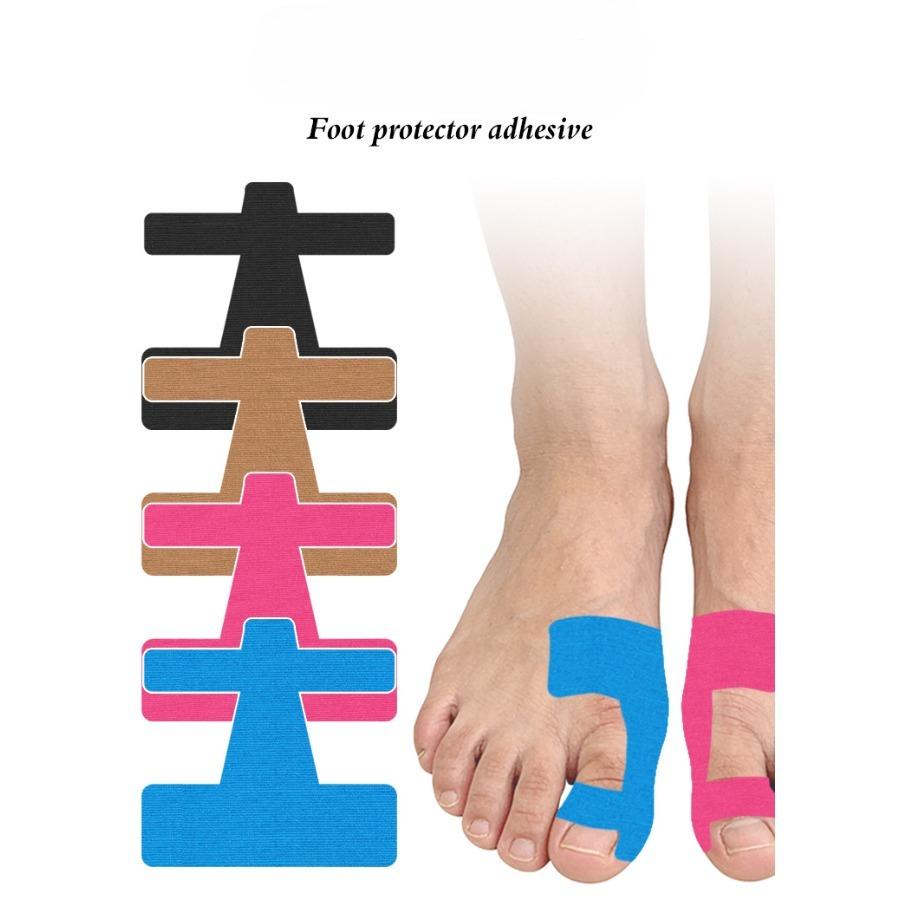 5/10/40pcs Pre-cut Muscle Adhesive for Foot Elastic Fixation Adhesive Without Cutting Toe Protection Adhesive for Sports Support and Relief