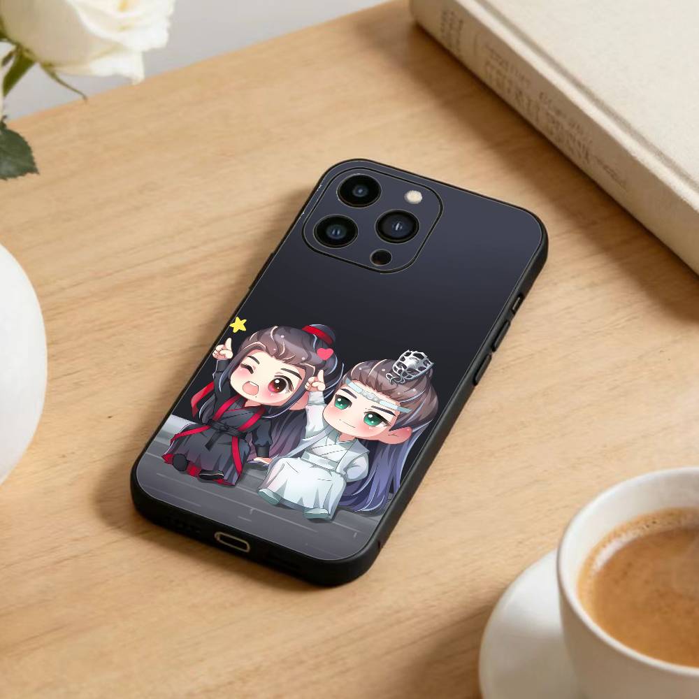 Grandmaster Demonic-Cultivation Phone Case For iPhone17,16,15,14,13,12 Plus,Max Soft Silicone Black Cover