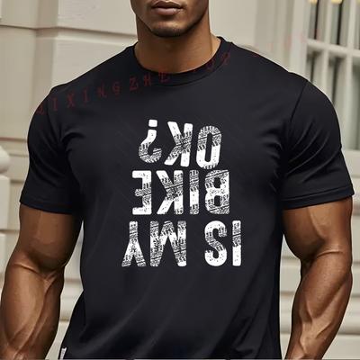Is My Bike OK Funny Motorcycle Dirt Bike Biker Race TShirt Funny Present For Mens Short Sleeve TShirts Oneck Top Tees