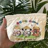 Cute Cartoon Printed Ladies Cosmetic Bag Love Quilting Women's Small Storage Bags Sweet Portable Female Clutch Purse Handbags