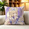GGenshin Impact Nicole Reeyn Hexenzirkel Mage Square DoubleSided printed Pillow Case Bedroom Bedside Pillow Sofa Cushion Cover