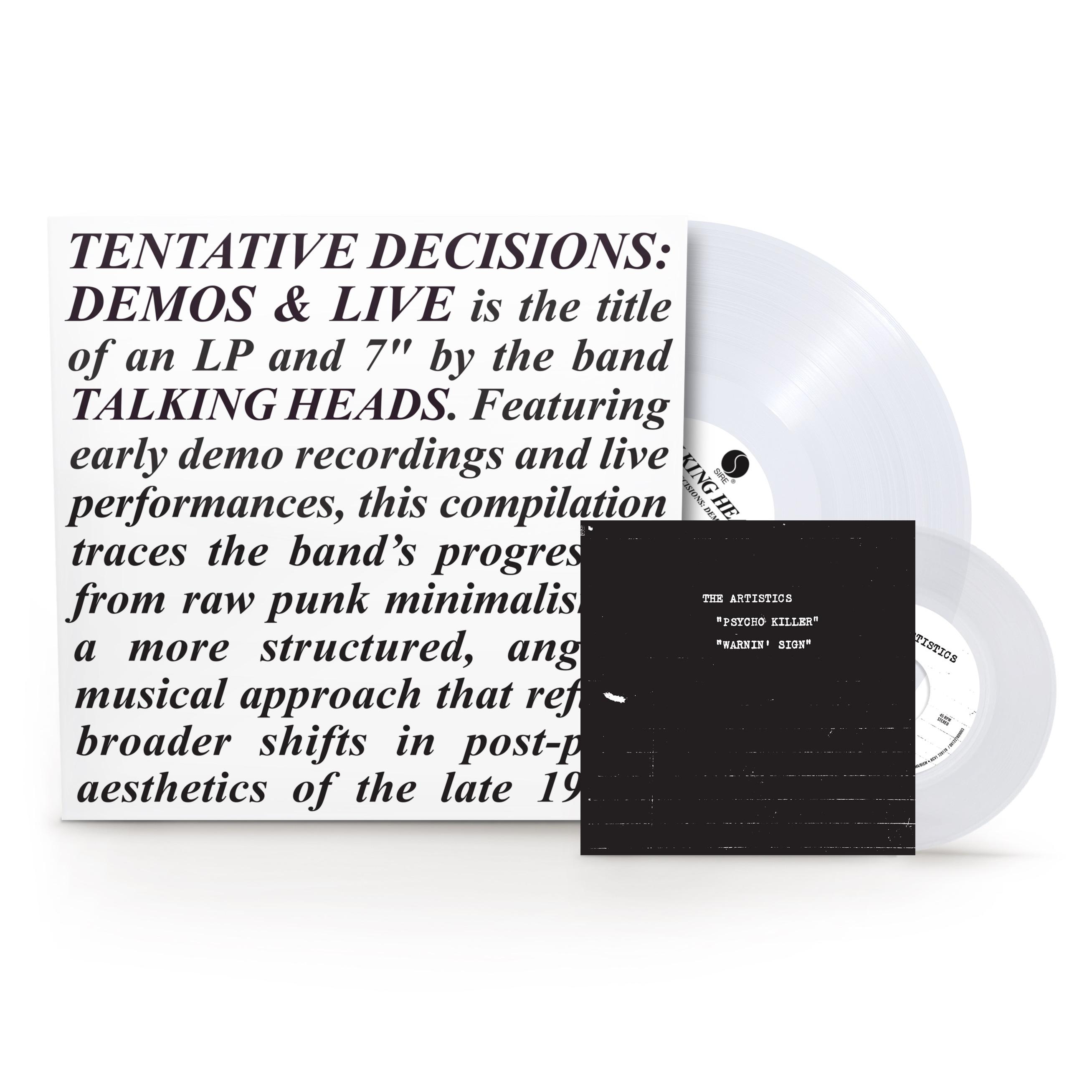 

LP Record TALKING HEADS Tentative Decisions Demos Live 081227809003 Rhino 2025 Non Japan Rock