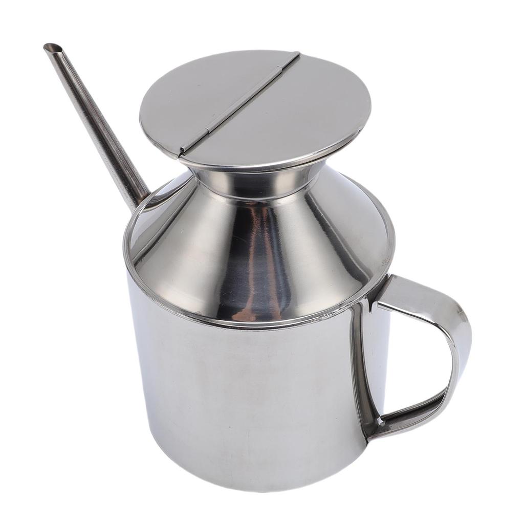 Olive Oil Dispenser Can Stainless Steel   Spout  Proof Easy To Clean   Pouring for Vinegar Soy Sauce