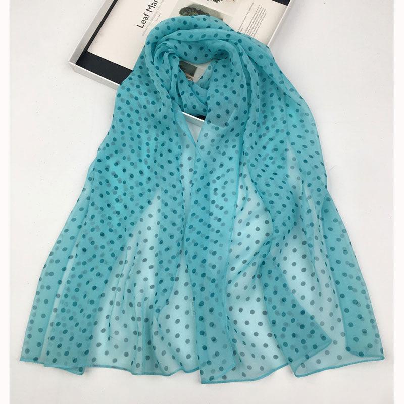Autumn/Winter Korean Double Wave Point Scarf for Women Neck Scarf Atmosphere Neck Accessories