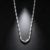 Korean Style Diamond Men's Necklace Trendy Versatile Daily Commute Chain Niche Design Hip Hop Style Collarbone Chain