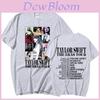 Tylor Street Fashion Cotton T-shirt Cartoon Pattern Straight Type Youth Teenager Trendy Casual Short Sleeve Round Neck Tee