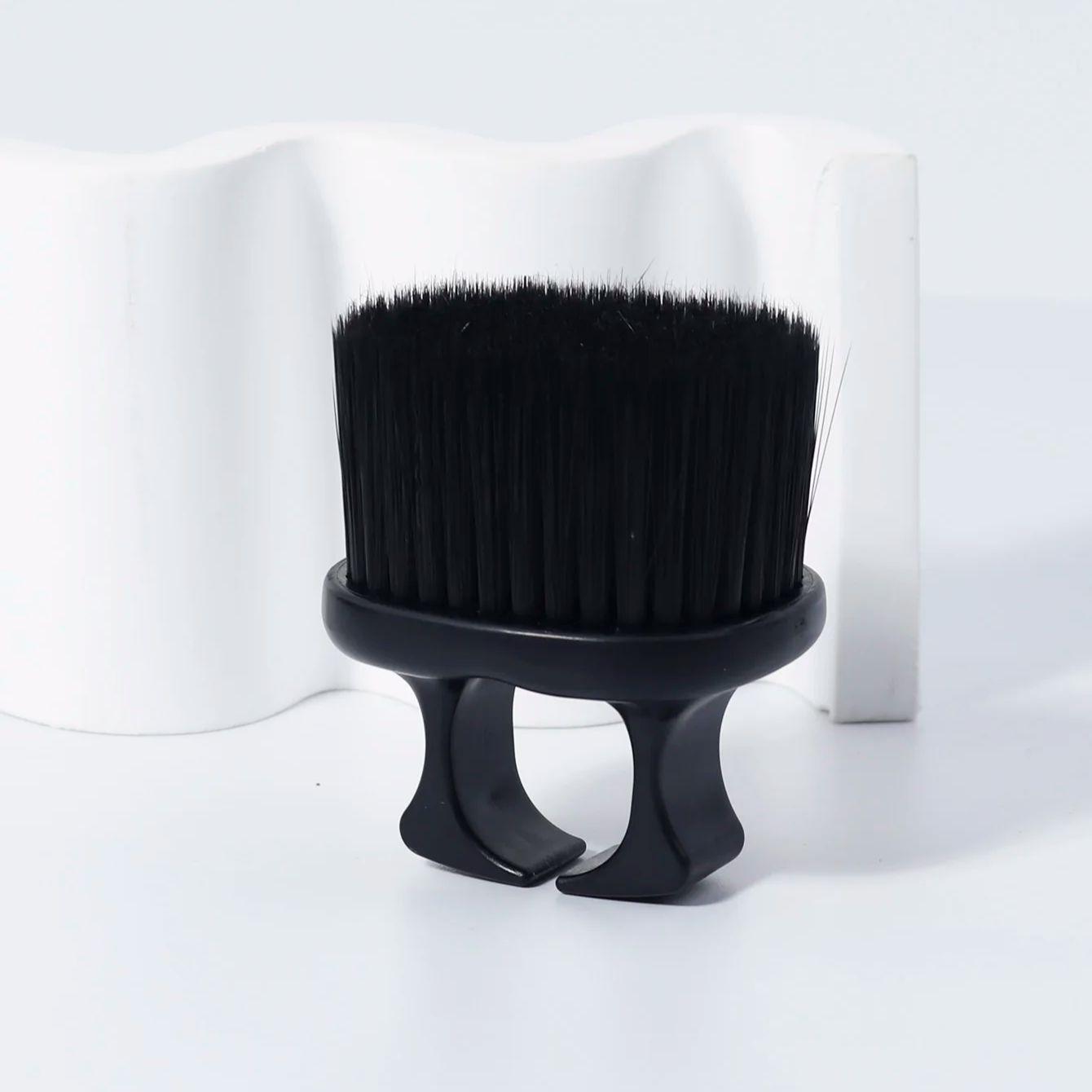 

Professional Soft Neck Duster Brush, Barber Facial Cleaning Tool for Removing Loose Hair from Neck, Special for real hair wigs