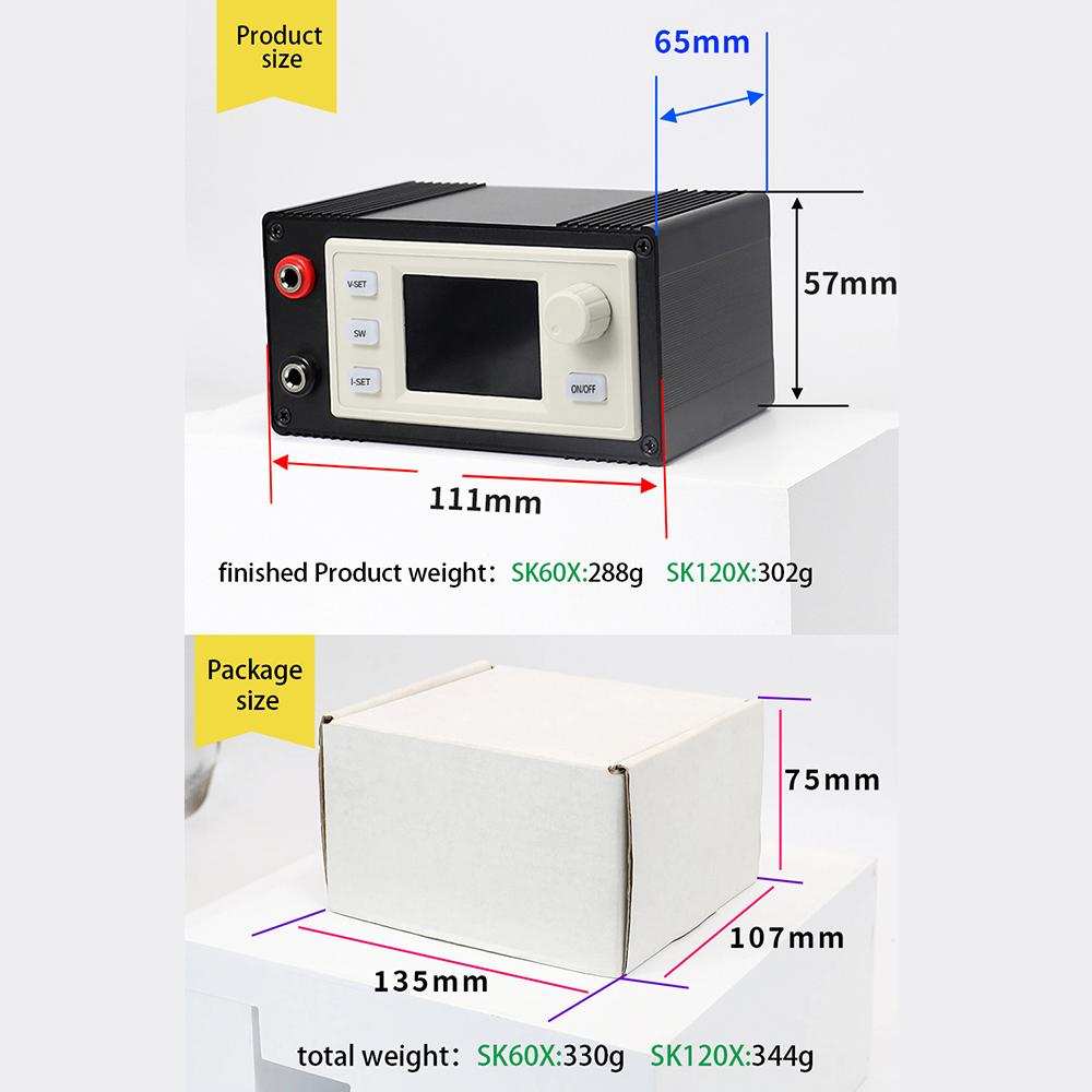 SK60X/SK120X CNC Lift-off DC Adjustable Voltage Regulator Constant Voltage Constant Current Solar Charging Module DC6-36V