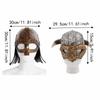Vintage Viking Horn Hat Helmet Head Ornament Realistic Medieval Warrior Knight Hat Dress Up Renaissance Decorative Mask Headgear
