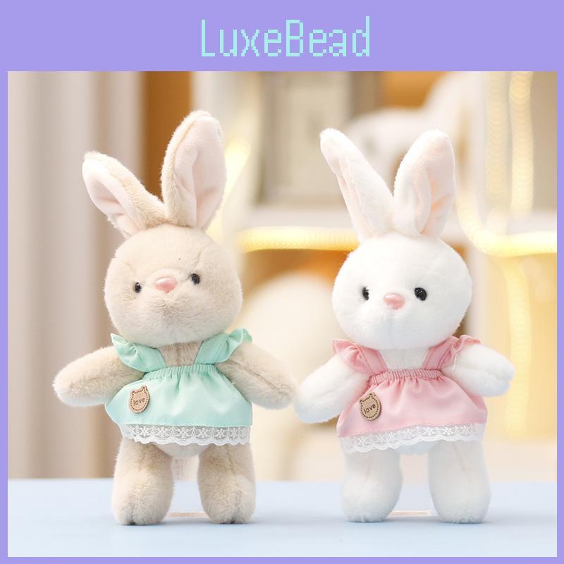Hoodie Plush Bunny Toy Keychain Stuffed Doll Backpack Pendant Gift Decoration