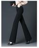 Women's Wide-Leg Knit Pants - Spring & Autumn Fashion, Casual Loose Fit, Mom Style.