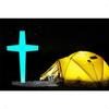 Christian Gift Cross 3D Lamp Room Decor Small Crucifix Bless Decorative LED Beside Cross Church Room Decors Religious Lights Ch