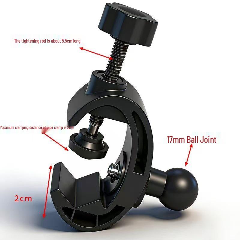 Dual-Device Selfie Stick & Phone Holder for Mobile Live Streaming
