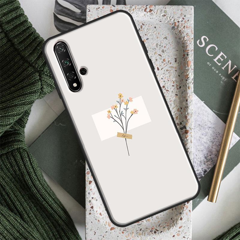 Purple Background Pattern For Huawei Nova 10 9 SE 5T 12s 12i 11i Y91 Y90 Y60 Y70 Y72 Y61 P60 Pro P20 P40 P30 Lite Case