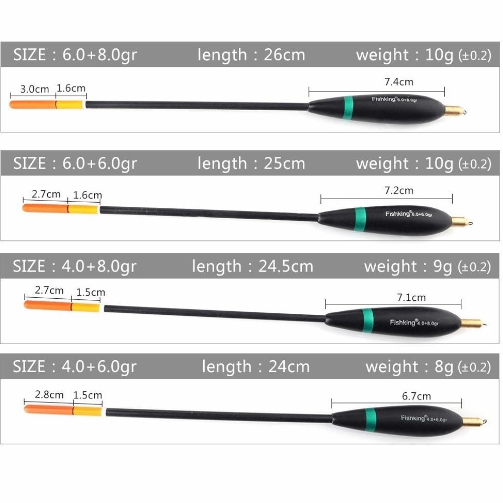 4PCS Balsa Wood Fishing Bobber Set High Buoyancy Bite Indicator Floats  for Fishing Enthusiasts