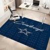 1pc Dallas Cowboys Print Area Rug - Soft, Washable Non-Slip Indoor Mat, Living Room, Home Office Decorative Rug,Office Decorative