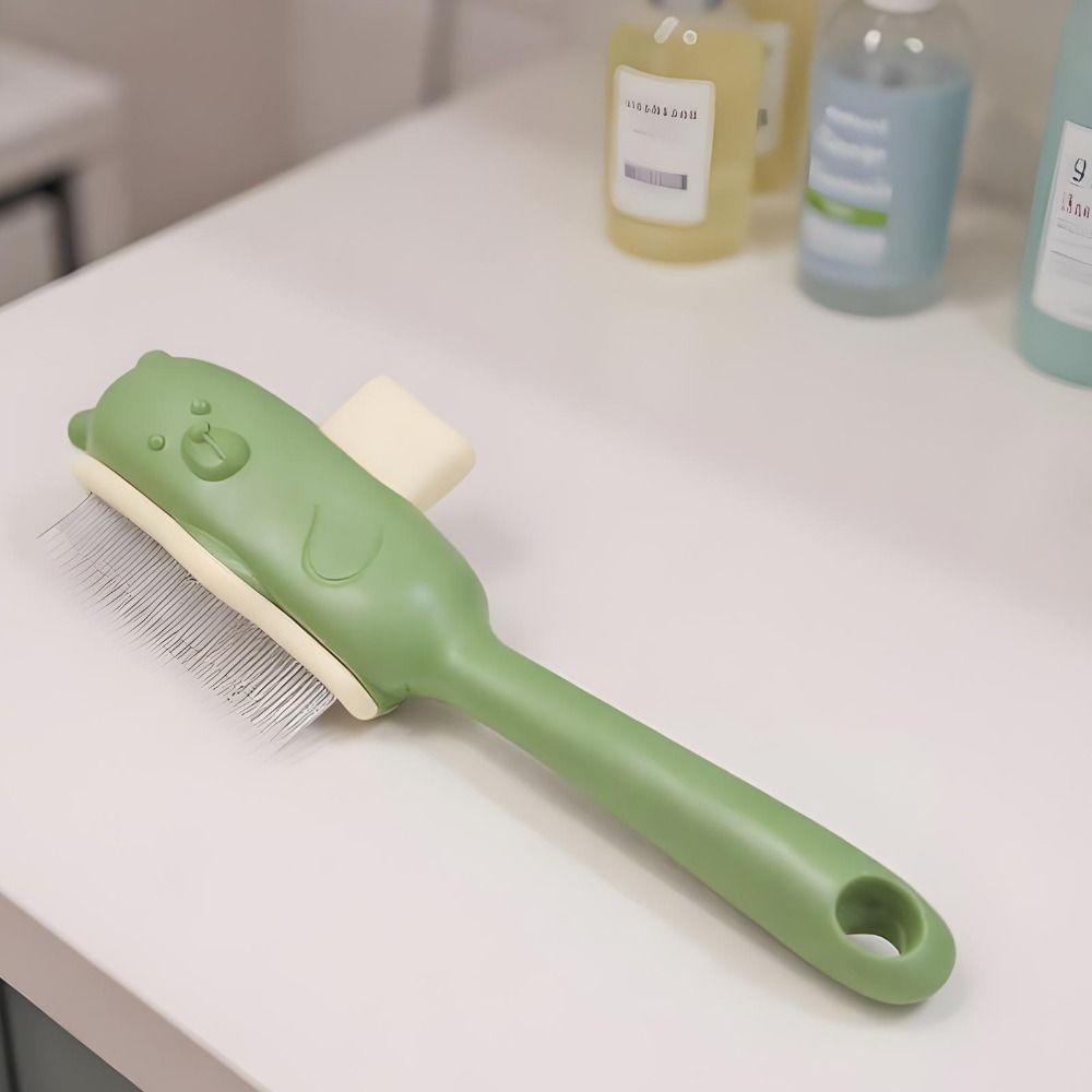 Self Cleaning Dog Comb Massage Dogs Comb Knot Removes Cat Grooming Brush  for Cat and Dog