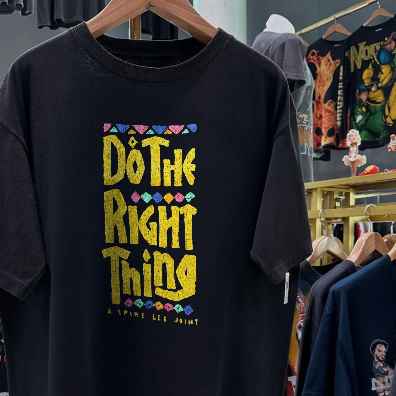 1989 Do The Right Thing Spike Lee Promo T-Shirt Black XXL 2XL