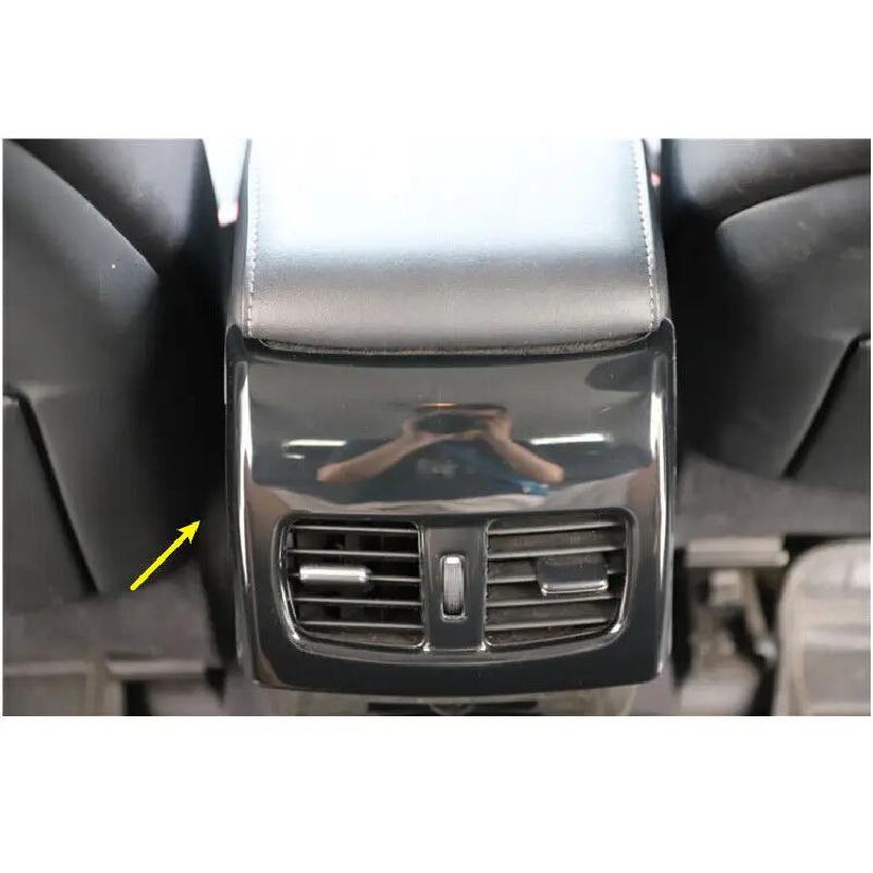 Glossy Black Rear AC Air Outlet Vent Cover Trim For Lexus ES300h ES350 2013-2018