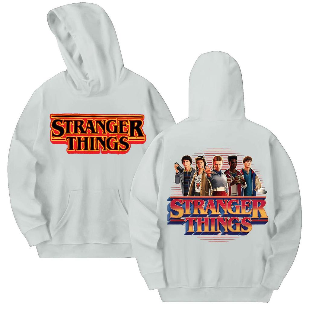 Dámská módní ležérní mikina s kapucí, dlouhým rukávem a potiskem