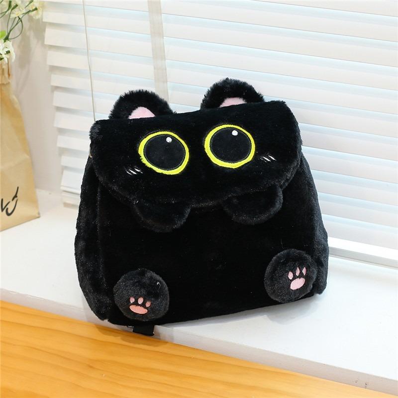 Autumn and Winter New Cute Cute Pet Plush Bag Cute Backpack Plush Backpack Versatile Doll Messenger Bag a Variety of Backs