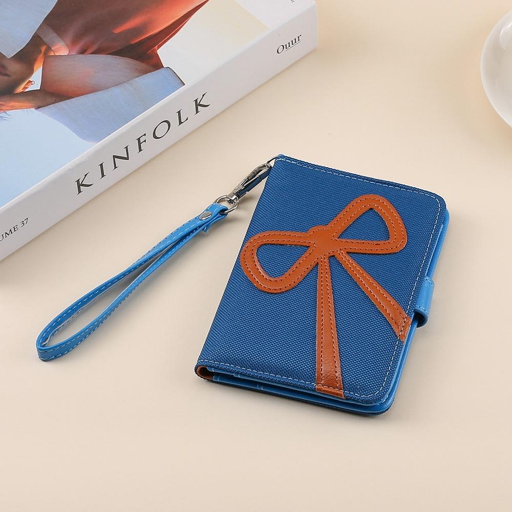 

RFID Защита от кражи Дорожный кошелек Многофункциональный Зажим для паспорта Креативная Сумка для хранения карт Мужской синий