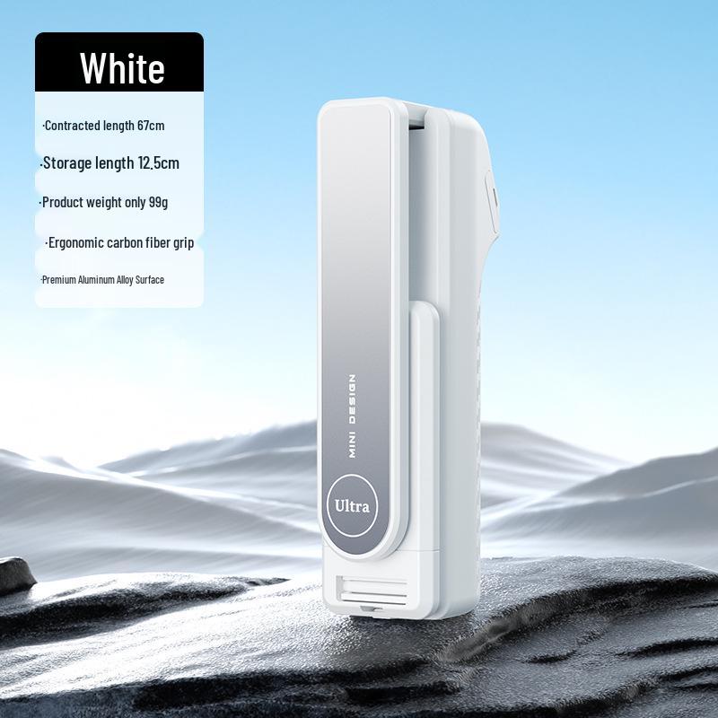Mini Bluetooth Selfie Stick: 360° Rotation, Anti-Shake, Telescopic, Handheld, Pocket-Friendly for i8/i10 Devices.