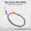 1/8" NPT Threade K-Type Thermocouple Stainless Steel ‑100 to 1250 ℃ Temperature Sensor 80mm Probe Compression Fittings