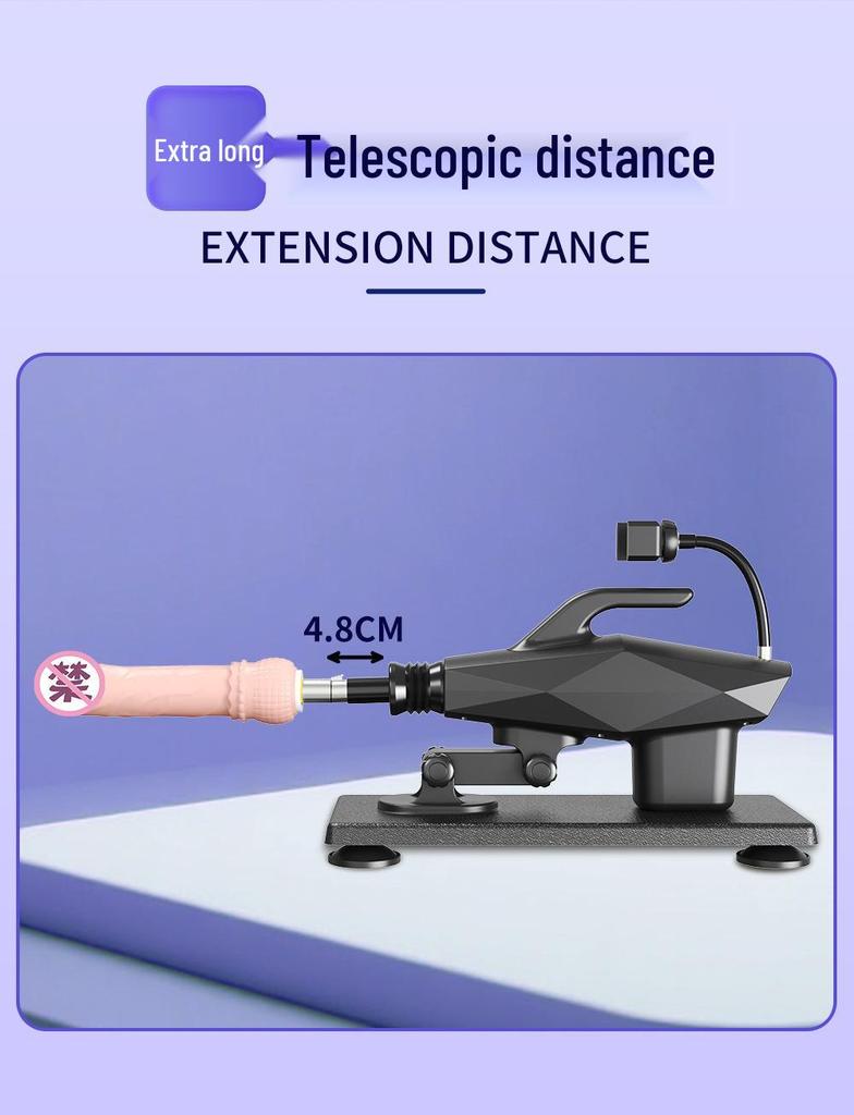High-Speed Female Vibrator with Suction Cup & Realistic Dildo