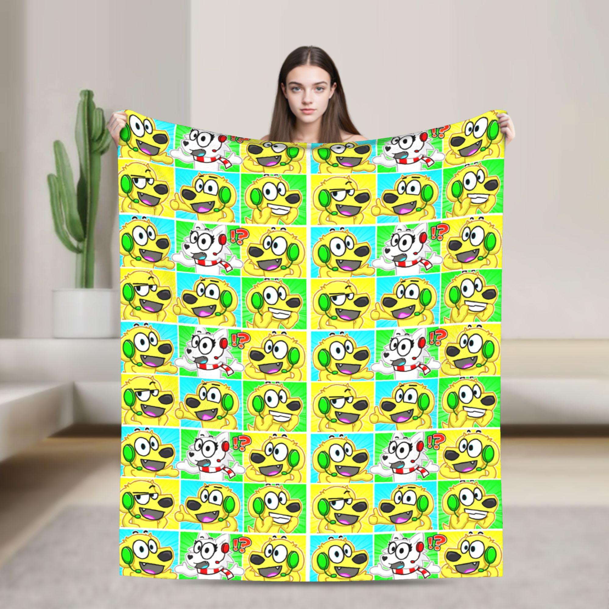 

Tylers And Snowi Gaming Blankets Picnic Flannel Throw Blanket For Outdoor Warm Soft Custom DIY Quality Bedspread Gift 80x120cm(31x47inch)