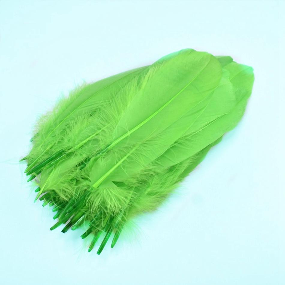 50Pcs Natural Goose Feathers Plume Craft DIY Royal Blue Feather Wedding Party Plumas Jewelry Making Decor Accessories 13-18CM