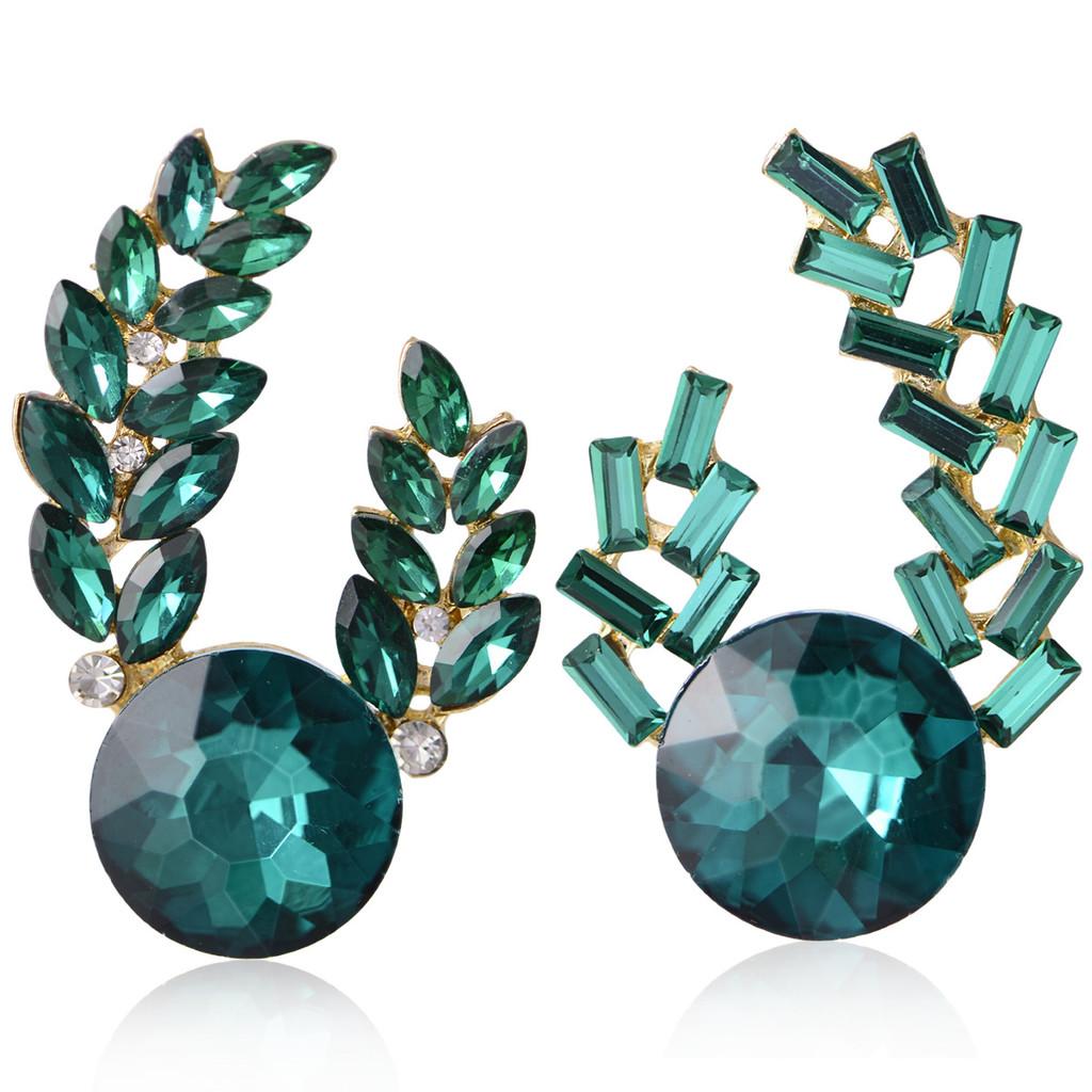 Fashion Alloy Geometric Earrings With Rhinestones For Women Fall