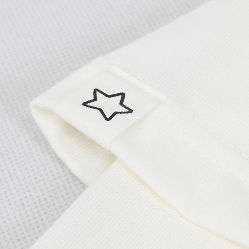 Converse T Shirts Unisex White Crew Neck Moderate UCH888-W70