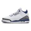 Pantofi sport Air Jordan 3 Retro GS Midnight Navy copii alb ciment-gri negru DM0967-140
