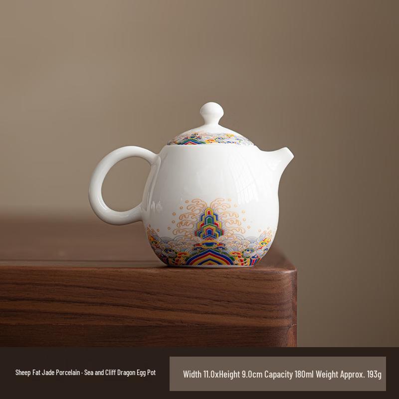 Chaxun Ru Kiln Ceramic Teapot