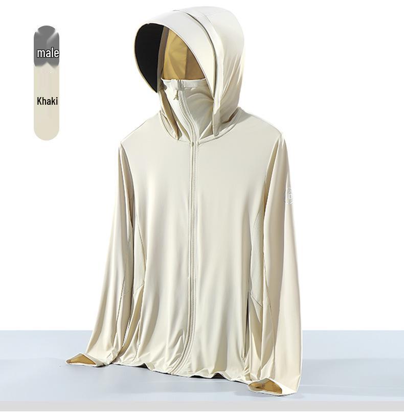 UPF50+ Women's Black Glue Brim Ice Silk Sun Protection Jacket - Breathable Anti-UV Summer Windbreaker.