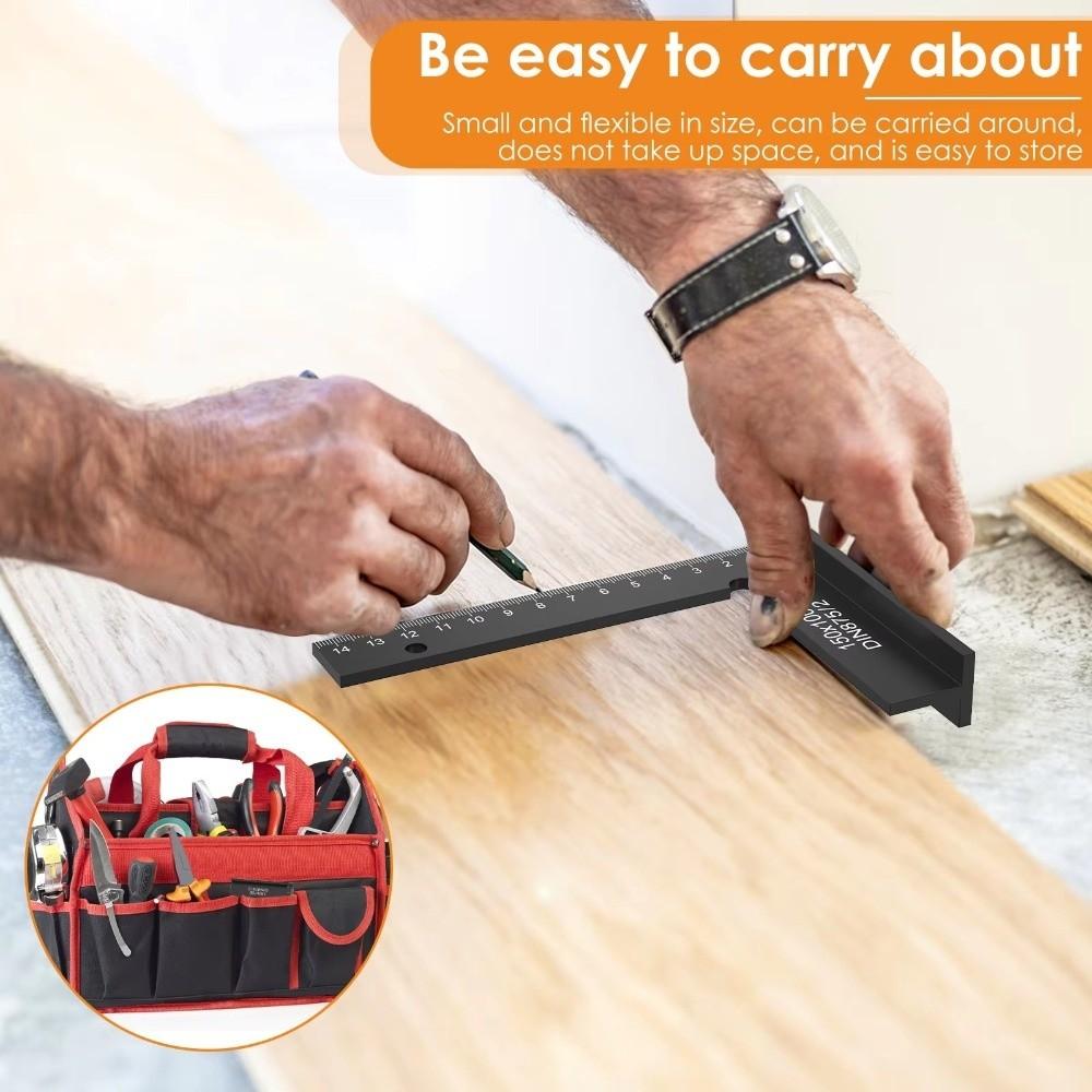 2Pcs Machinist 90 Degree Right Angle Ruler Square Measuring Tool Engineer Square Ruler