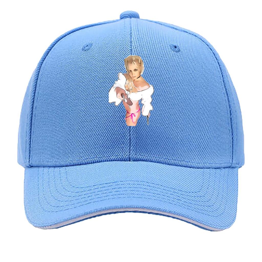 Pinup Retro Fashion Themed Design Sandwich Baseball Cap