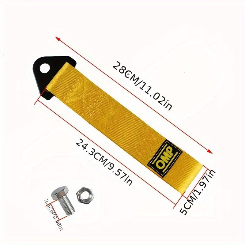 Hochfeste Auto-Nylon-Schleppseil Universelles Schleppösenband mit Stoßstangen-Anhängerkompatibilität Außen-Autodekoration mit Schrauben