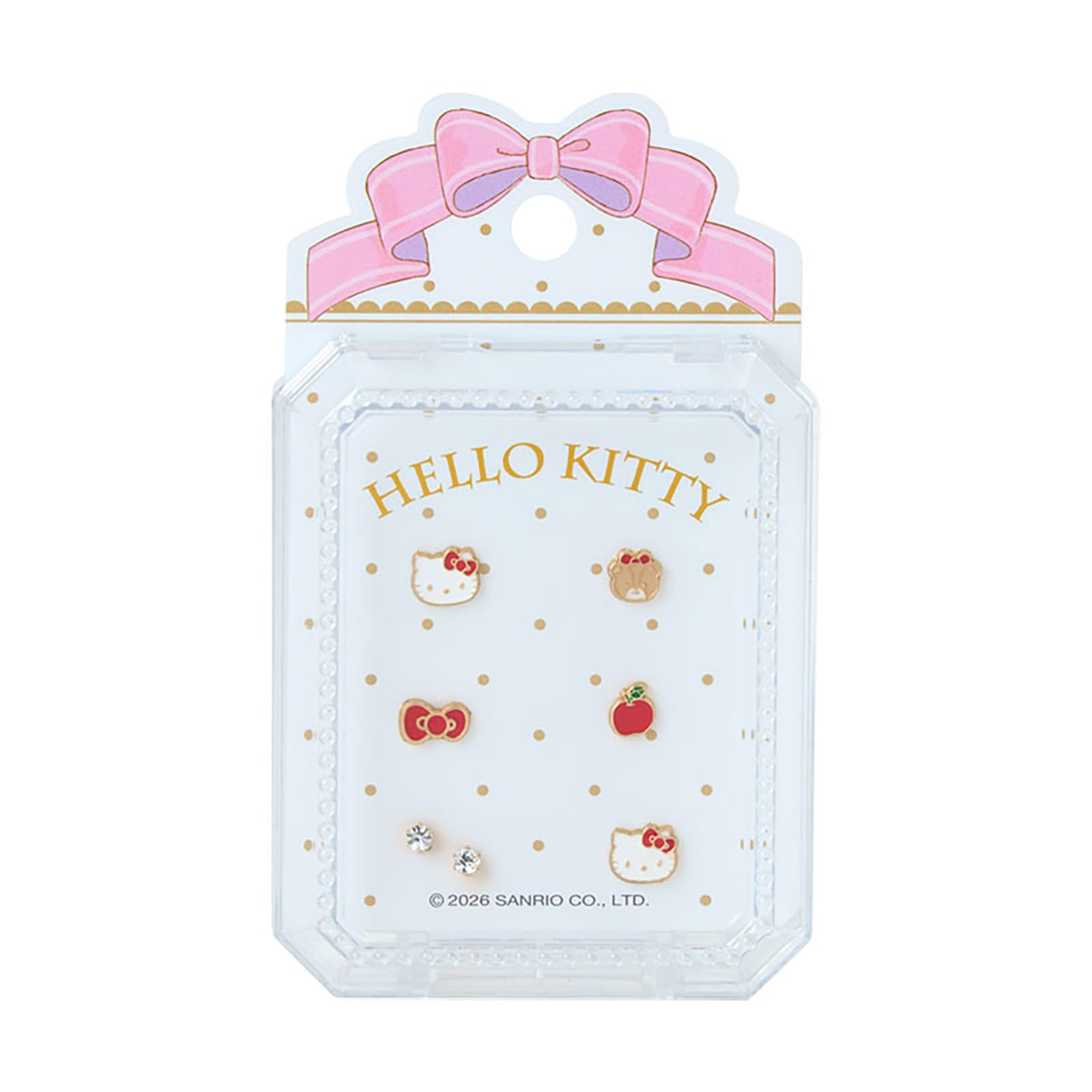 Sanrio Hello Kitty Character Earrings 7-Piece Set 923168