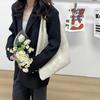 Women Large Capacity Shopper Totes Ladies Beach Travel Bag Vintage Hollow Woven Underarm Shoulder Bag