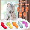 Interactive Catnip Plush Kitten Toys Fluffy Chew Toy Long Teeth Indoor Play Pet Supplies Cats Kittens