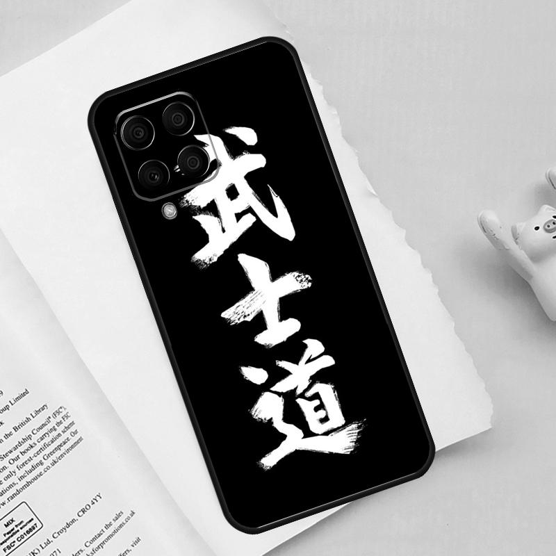 Japanese Bushido Samurai Case For Samsung Galaxy M51 M55 M35 M15 M56 M36 M16 M06 M13 M33 M53 M12 M32 M52 M14 M34 M54