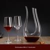 LISM Wine Glass and Swan Decanter Set