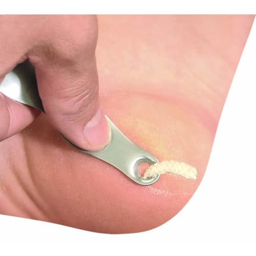 Nonoji Foot Callus Remover, Stainless Steel, Hanging Type, Meccha-Tre