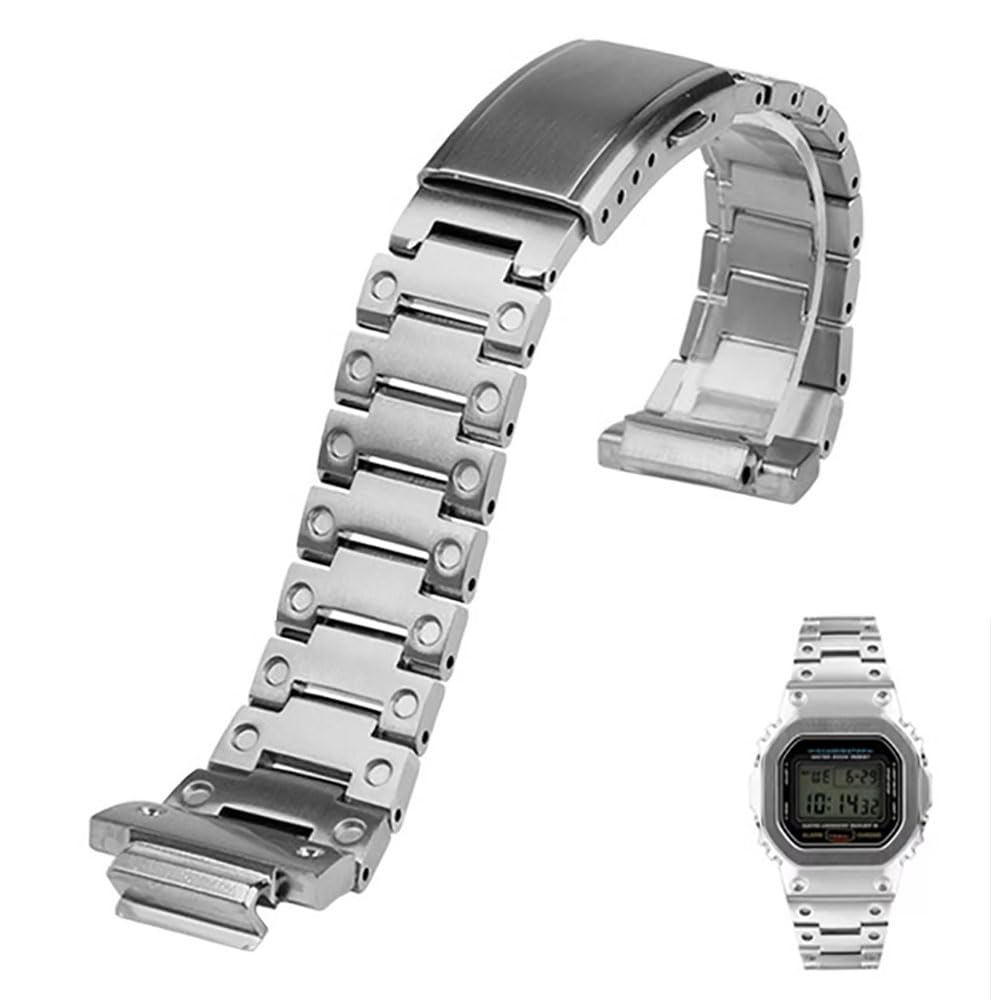 

Ремешок из нержавеющей стали для часов Shock Watch Band и Case Solid Steel Bezel Watch [Zealbeaty] V4.0G GW-M5610DW5600 GW-5000 DW-5030G-5600 (DW5600/5610