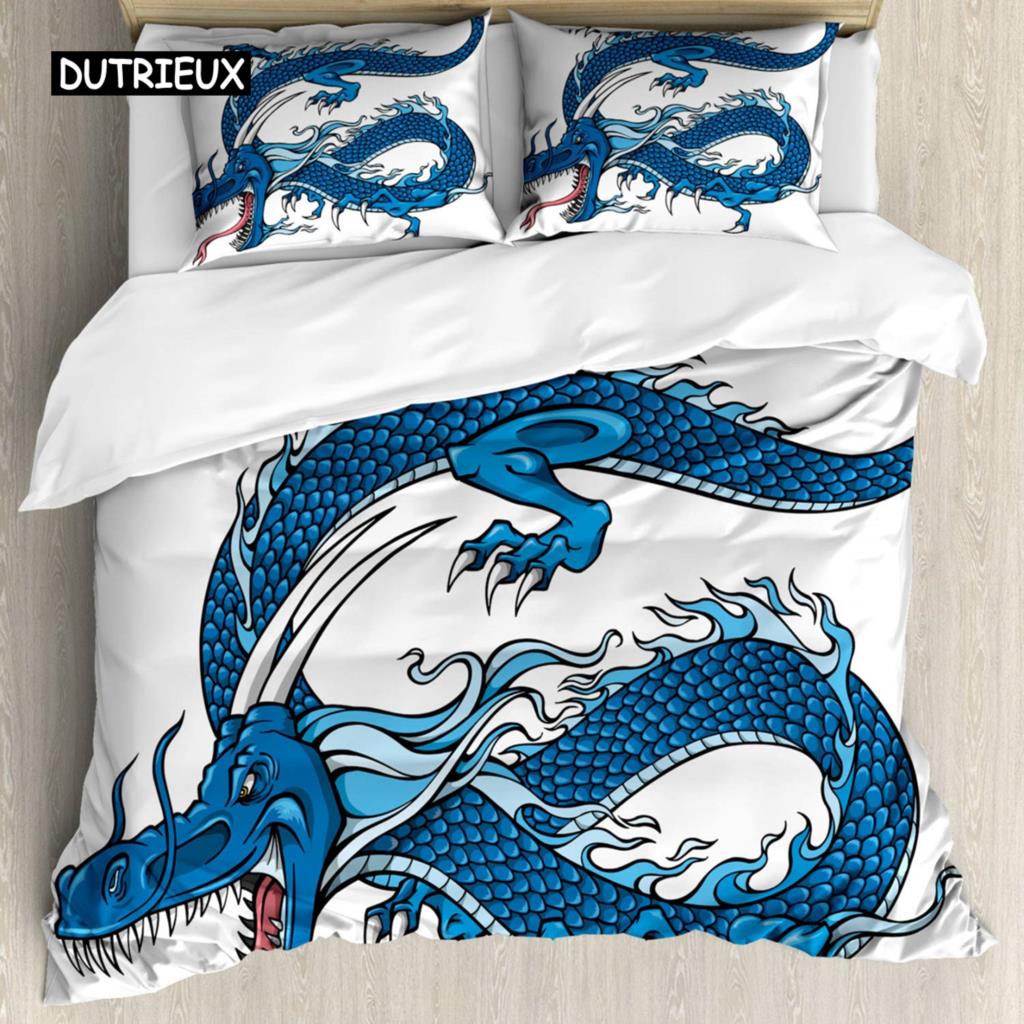 

Пододеяльник Fantasy Рыцарь Дон Кихот Лошадь на Драконьей Долине Средневековое Изображение Печать Двуспальный Королевский Размер Полиэстеровый стеганый чехол EU single(135x200cm)