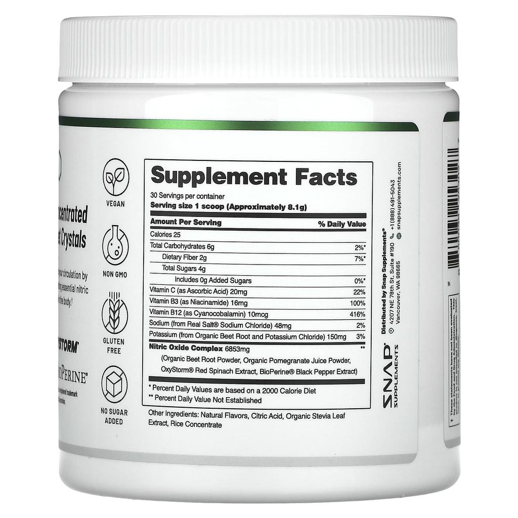 Nitric Oxide, Organic Beetroot, Apple, 250G(8.8Oz)