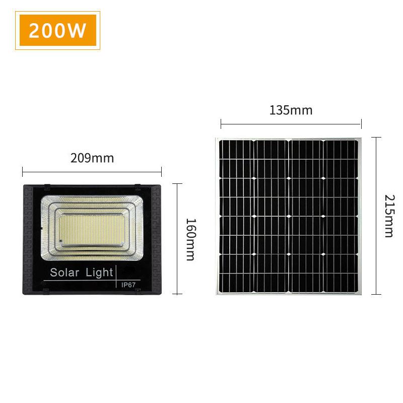 New Solar Light Outdoor Lighting 30W-500W Garden Light Indoor and Outdoor Super Bright Extra High Power Solar Floodlight