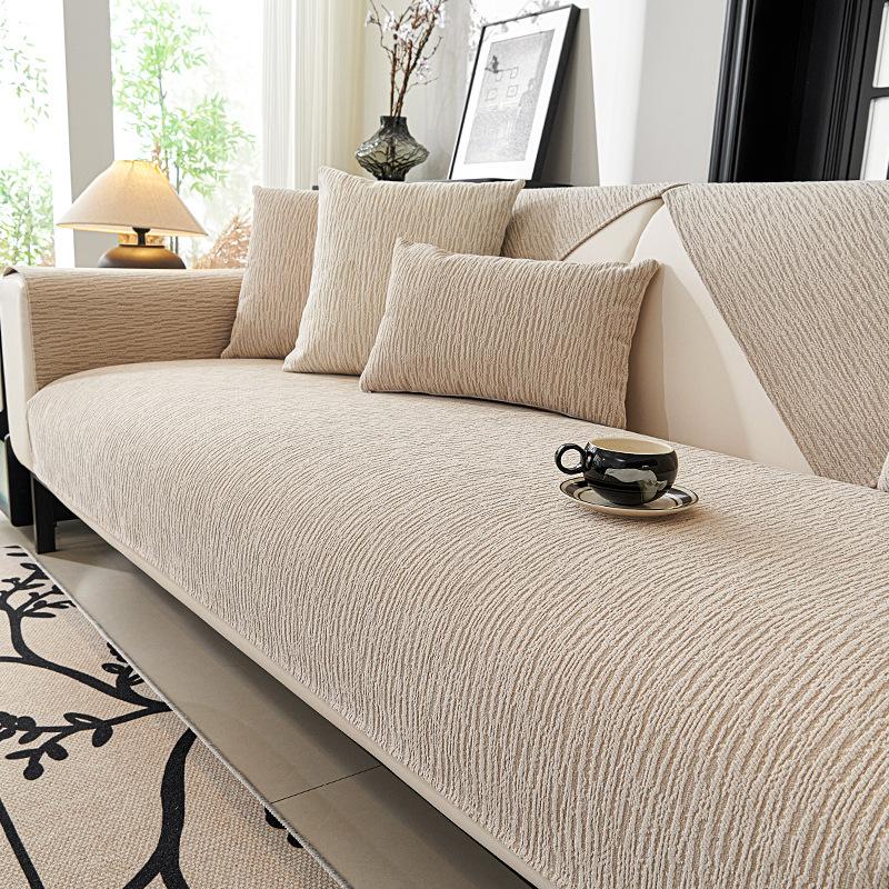 

Водонепроницаемая подушка для дивана Четыре сезона Универсальная Простая Современная Нескользящая Подушка Пылезащитный Чехол для дивана от царапин кошек Покрывало Полотенце 70*70cm